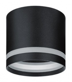 Светильник накладной GX53 Ecola SP5393 черный