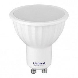 Лампа светодиодная GU10 GENERAL 10w
