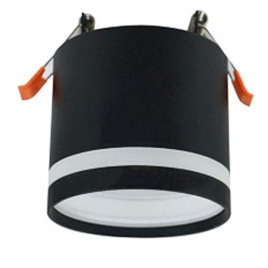 Светильник встраиваемый GX53 Ecola SP5374 черный