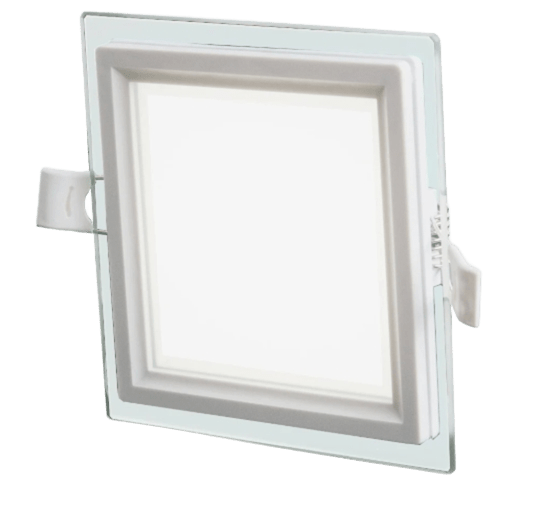 Потолочный светильник Slim Glass Panel 9W square 4200К фото 1
