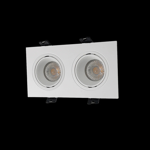 Светильник встраиваемый Datts SLIMSTAR square twins белый фото 2