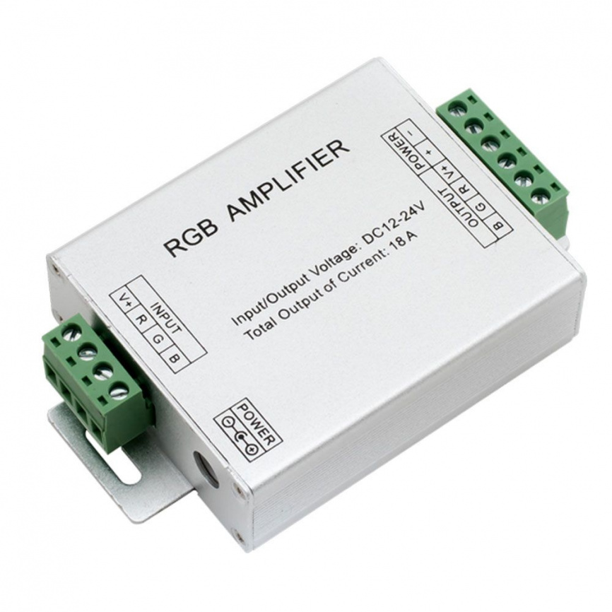 RGB Ecola усилитель  ленты 12A 144W 12V (288W 24V) усилитель для RGB ленты фото 1