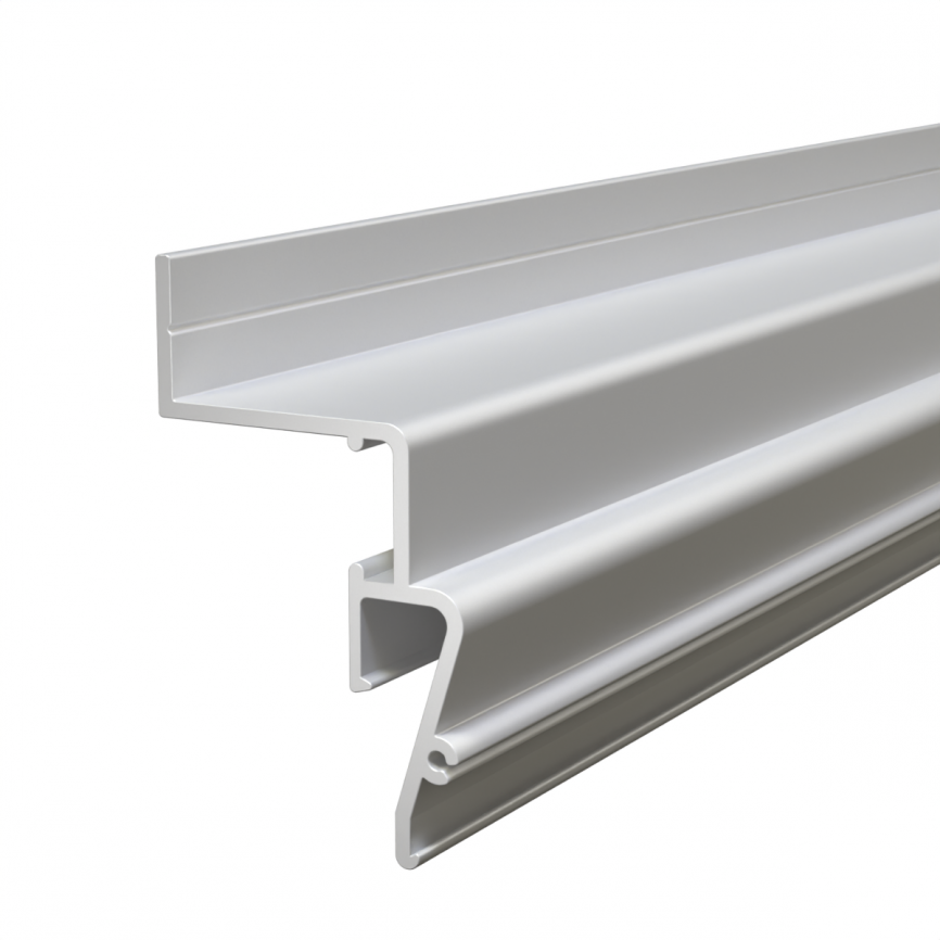 Профиль Alteza Contour Pro LED Белый Парящий со вставкой фото 1