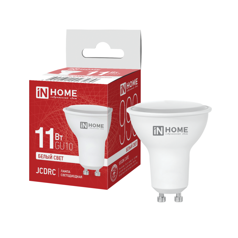 Лампа светодиодная LED-JCDRC-VC 11Вт 230В GU10 фото 1